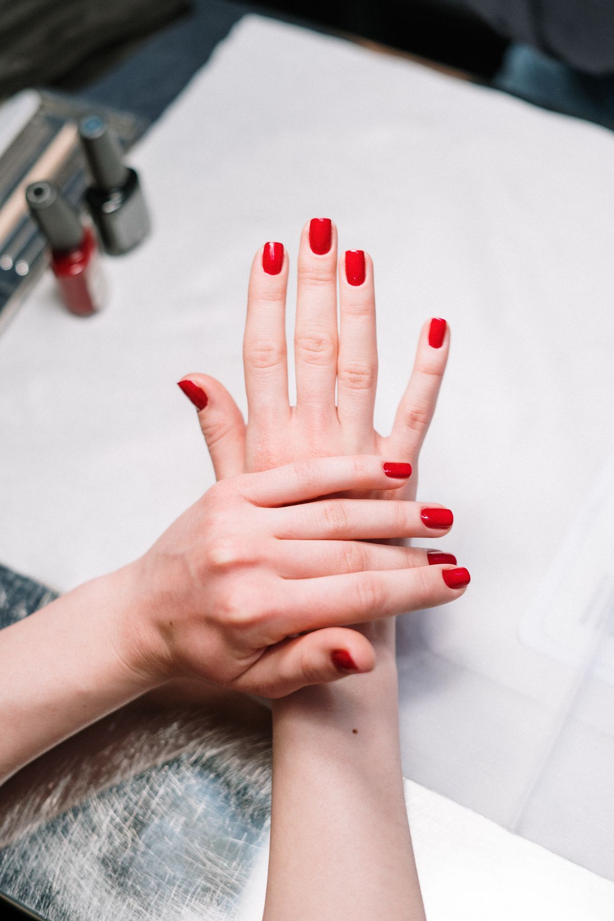 Nail care detail at SF Nail Spa